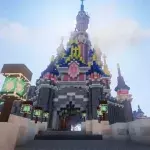 Disneyland Paris dans Minecraft
