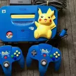Nintendo 64 Pikachu Blue Edition