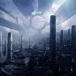 Paysage de la citadelle de Mass Effect