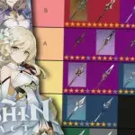 Genshin Impact : Tier list des armes, les meilleurs équipements à avoir