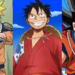 Naruto, One Piece et Dragon Ball Z