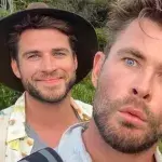 Chris Hemsworth avec son frère Liam