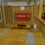 Minecraft : des étudiants recréent Sciences Po dans le jeu pour assister à leurs cours en visio