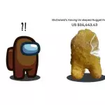 Vendu aux enchères, ce nugget Among Us a été vendu pour 100 000 dollars