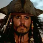 Johnny Depp dans le rôle de Jack Sparrow