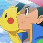 Sacha et Pikachu 