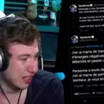 Sardoche à bout, les tweets inquiétant du streamer sur son harcèlement
