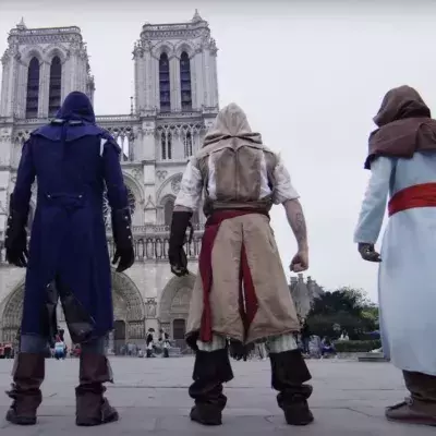 assassin's creed unity parkour paris