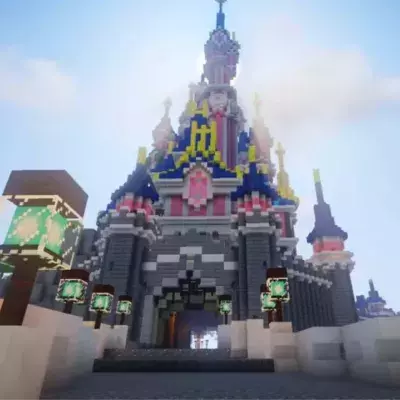 Disneyland Paris dans Minecraft