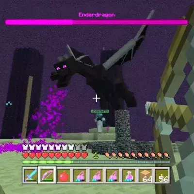 Finir Minecraft sans miner un seul bloc