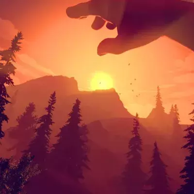 Jeu en monde ouvert promo Steam Firewatch