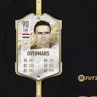 La carte FUT de Marc Overmars n'est plus disponible dans les packs. 