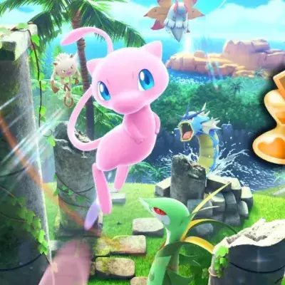 Mew et un sablier miracle