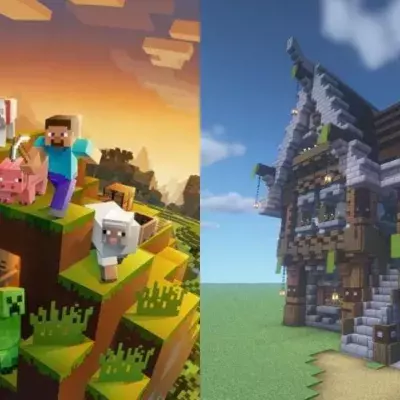 Minecraft tutoriel maison médiévale