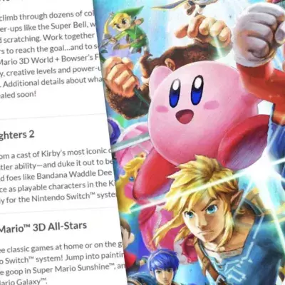 Nintendo annonce Kirby 2 sans faire exprès