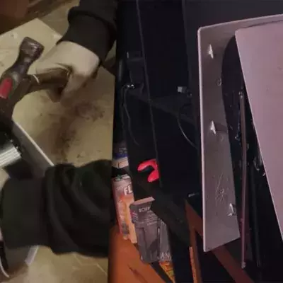 PS5 : une console démolie par un Youtubeur qui se veut "humoristique"