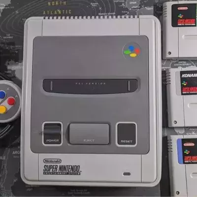 Jeu Mario culte années 90 Super Nintendo
