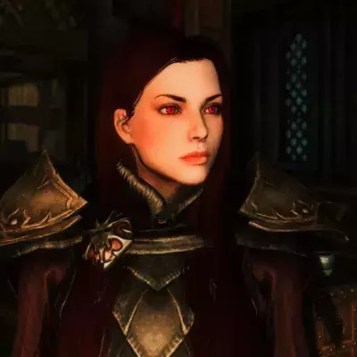 Serena dans Skyrim (version moddée)
