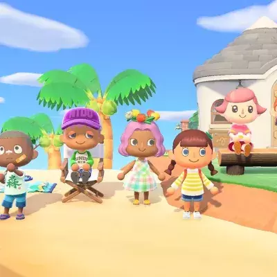 Animal Crossing New Horizons coiffure