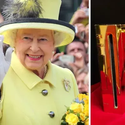 Une Wii en or dédiée à la reine Elizabeth II en vente sur eBay