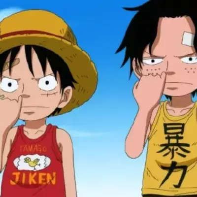 Luffy et Ace