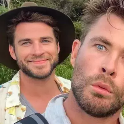 Chris Hemsworth avec son frère Liam