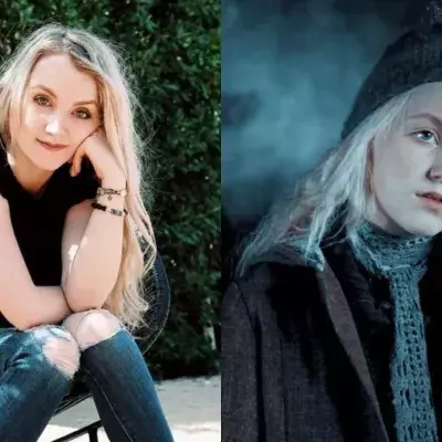 Evanna Lynch Harry Potter funérailles Dumbledore
