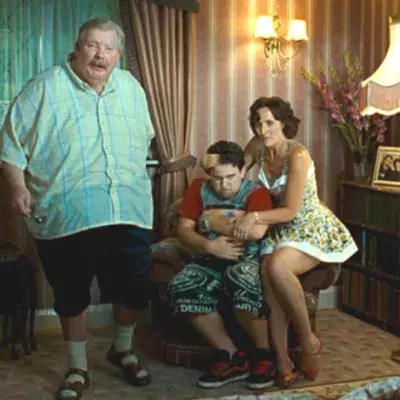 Vernon, Dudley et Petenia dans Harry Potter