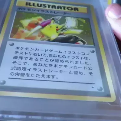 Cartes pokémon rare cher pikachu illustrator