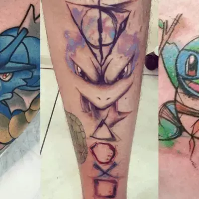 Des tatouages Pokémon aussi bluffants qu'inattendus