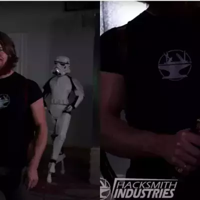 YouTube the Hacksmith Star Wars sabre laser