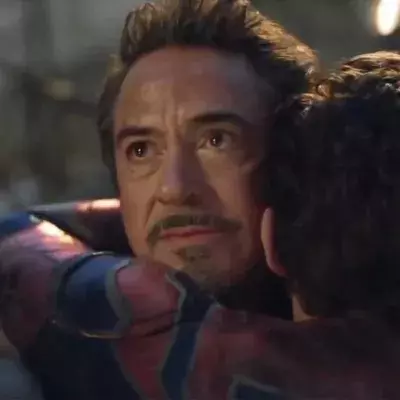 Iron Man et Spider-Man dans Avengers : Endgame