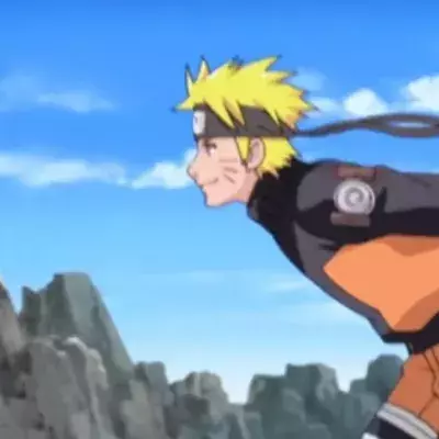 Naruto en train de courir
