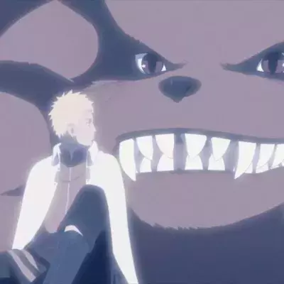 Naruto et Kyubi