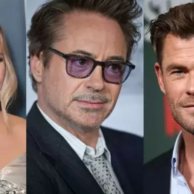 Scarlett Johansson, Robert Downey Jr., Chris Hemsworth