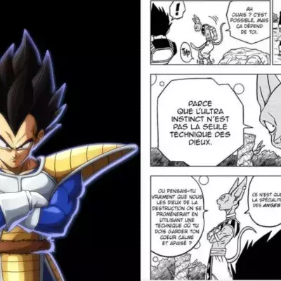 Dragon Ball Super Vegeta transformation