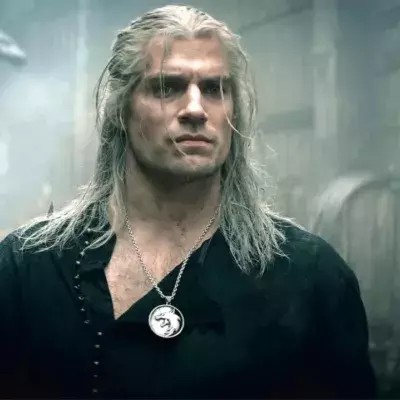 Henry Cavill (Geralt) dans la série The Witcher