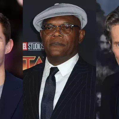 Tom Holland, Samuel L. Jackson, Willem Dafoe
