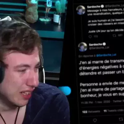 Sardoche pète un plomb sur Twitch