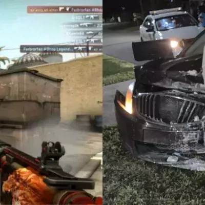 En pleine partie de CS:GO, une voiture s'écrase dans la maison d'un joueur !