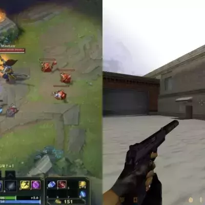 Il gagne une partie de League of Legends et de CS:GO en même temps !