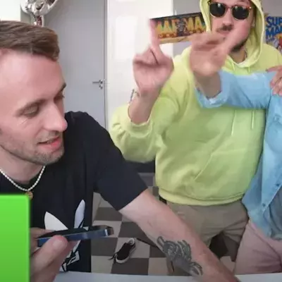 McFly et Carlito Squeezie NFT dessin