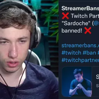 Sardoche banni de Twitch