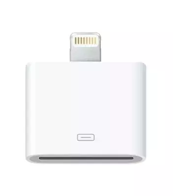 iPhone 5 - accessoire : un adaptateur Lightning, pour utiliser les autres chargeurs de votre ancien iPhone. Adaptateur Lightning, 29 euros.