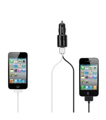 iPhone 5 - accessoire : une chargeur multiple pour la voiture peut également s'avérer utile. Griffin PowerJolt Dual, 14,95 euros. 