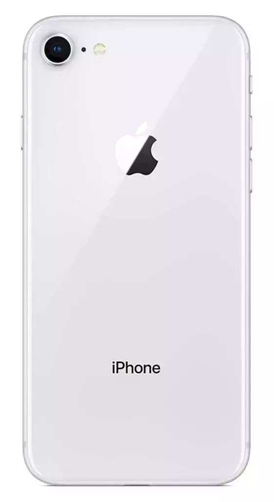 Apple iPhone 8 argent de dos