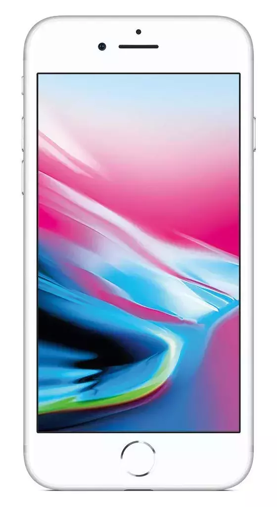 Apple iPhone 8 argent de face