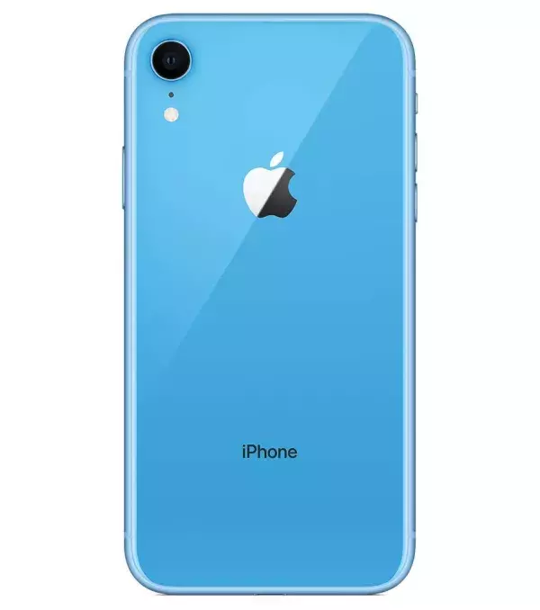 iPhone XR 128 Go Bleu de dos