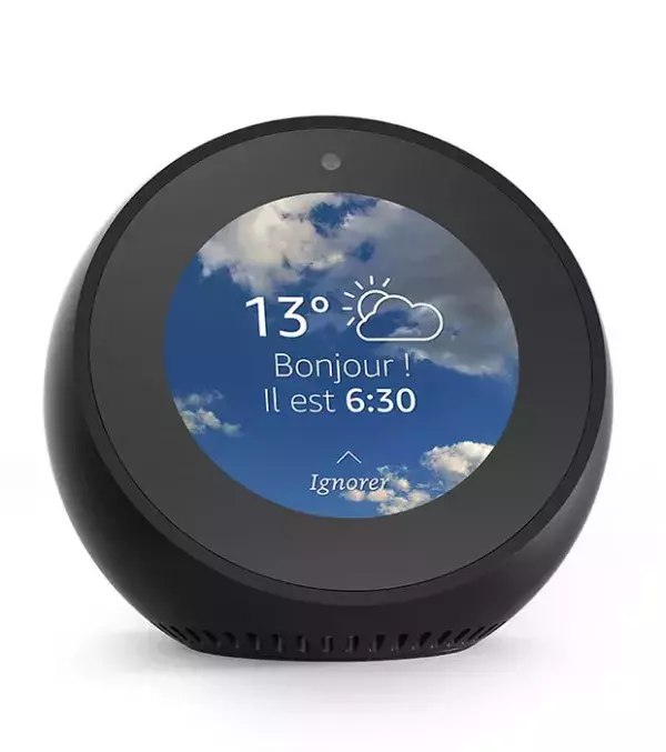 Radio-réveil connecté Echo Spot d'Amazon