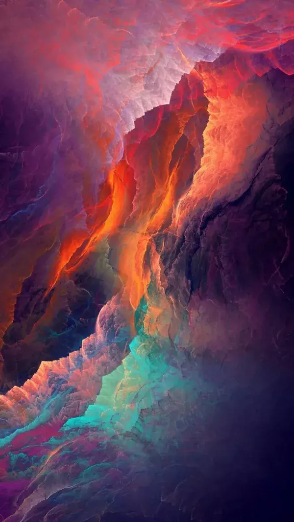 Image colorée très abstraite pour iPhone